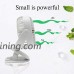 Mini Desk Fan Clip USB Charge with LED Lamp Small Quiet for Baby Stroller/Office/Working/Traveling - B07FPBC27Z